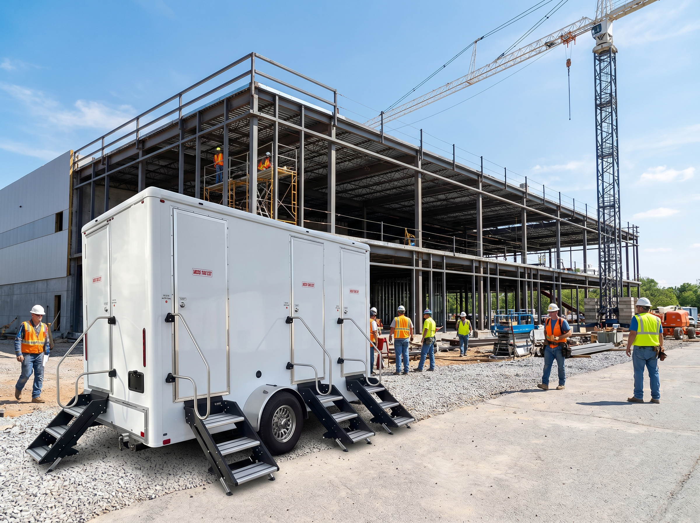 Industrial Restroom Trailers