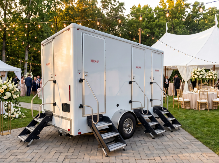 4 Private Restroom Trailer - MAS Onsite Services